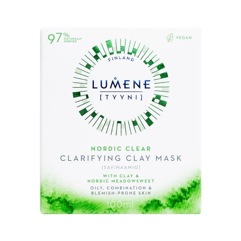 LUMENE Nordic-Clear Clarifying Clay Mask, 100 Ml 2 LUMENE Nordic-Clear Clarifying Clay Mask, 100 Ml - Billede 2